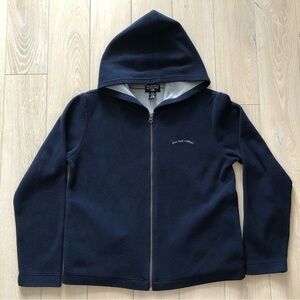 Vintage Polo Jeans Ralph Lauren Navy Blue Zip Up Fleece